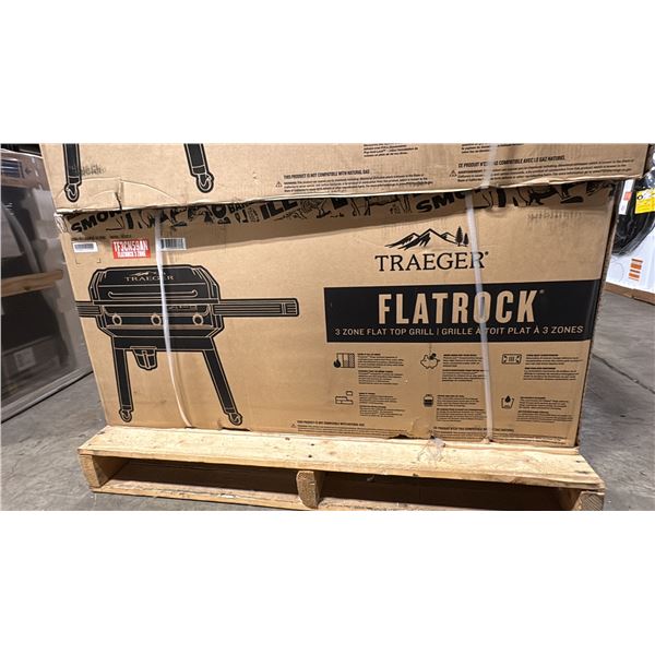 TRAEGER MODEL TF3CN59AN. FLATROCK 3 ZONE FLAT TOP PROPANE GRILL