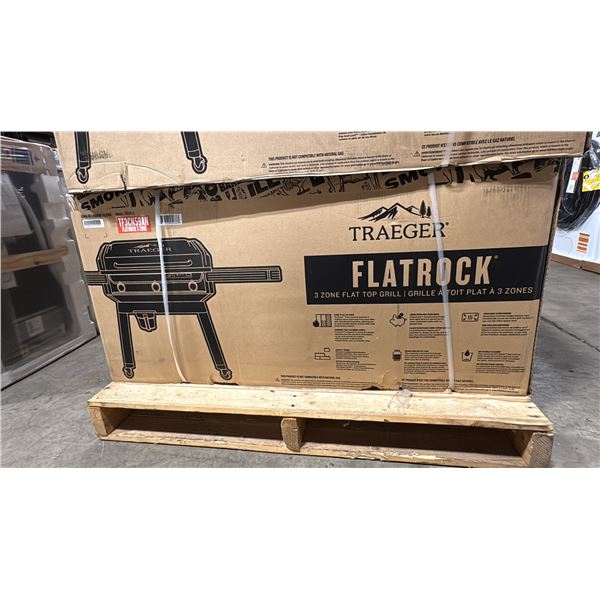 TRAEGER MODEL TF3CN59AN. FLATROCK 3 ZONE FLAT TOP PROPANE GRILL