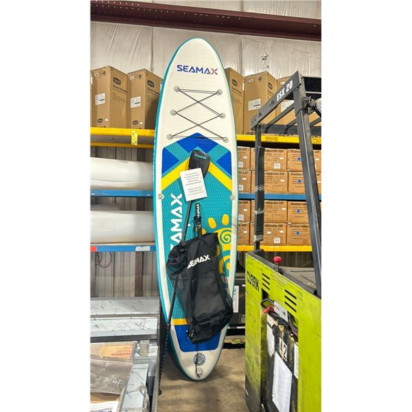 SEAMAX SEADANCER 108 BLUE INFLATABLE STAND UP PADDLE BOARD WITH BACKPACK, PUMP, PATCH KIT, LEASH