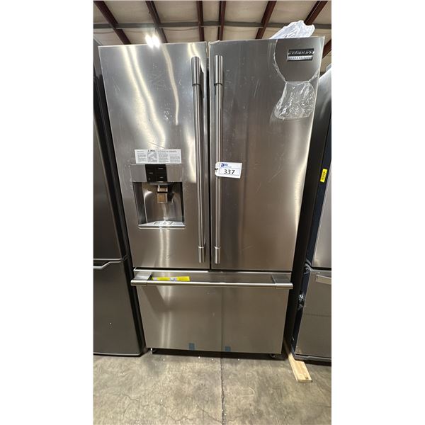 FRIGIDAIRE PROFESSIONAL MODEL FPBC2278UF7. 36" COUNTER DEPTH STAINLESS STEEL FRENCH DOOR FRIDGE