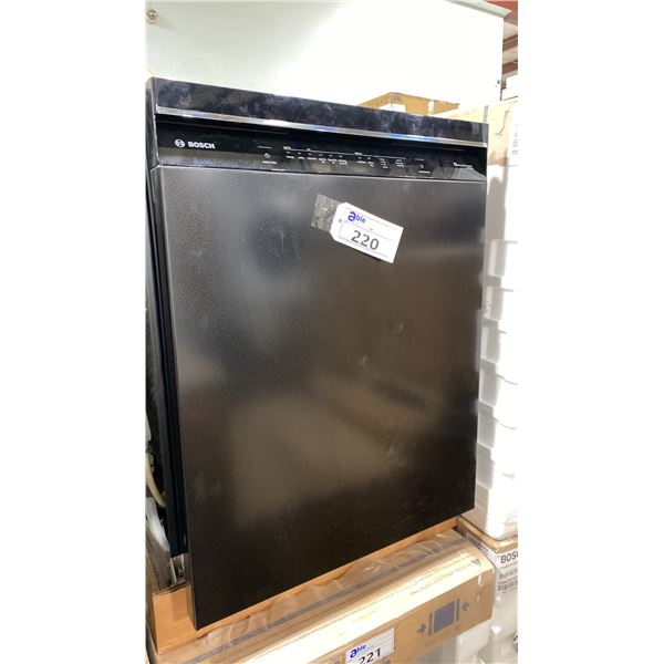 BOSCH MODEL SHE53C86N/27. 300 SERIES 24" BLACK BUILT IN SMART DISHWASHER WITH TOUCH CONTROLS,