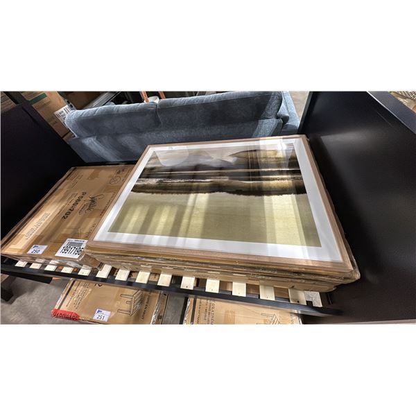 SIGNATURE DESIGN BY ASHLEY HURRBROOK WALL ART. *GROUP OF 4- 3 IN BOX, 1 DISPLAY*