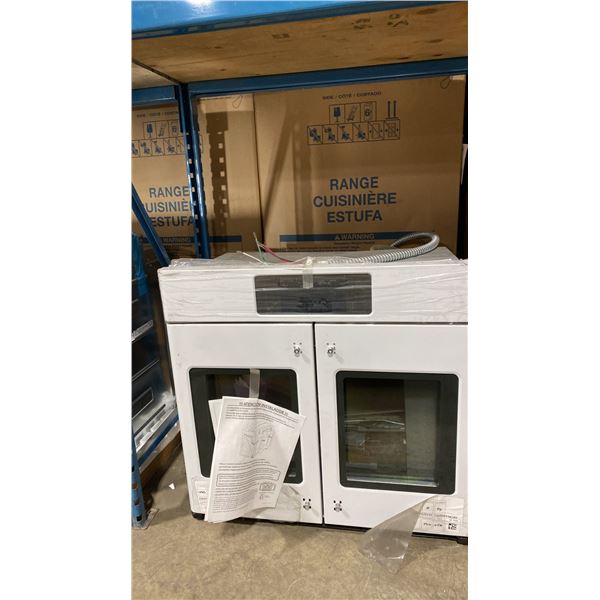 CAFE MODEL CTS90FP4N1W2. 30" BUILT IN FRENCH DOOR SINGLE CONVECTION WALL OVEN WITH WIFI IN WHITE