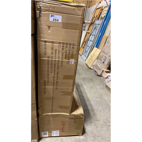 LUCCIO SLEEPER SECTIONAL 3 SEAT SOFA APPROX 97 X 63" *IN BOX, 3 BOXES*