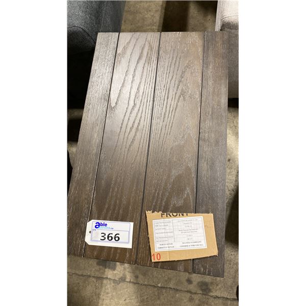 MAO FURNITURE WOOD CHAIRSIDE END TABLE APPROX 26 X 16 X 24"