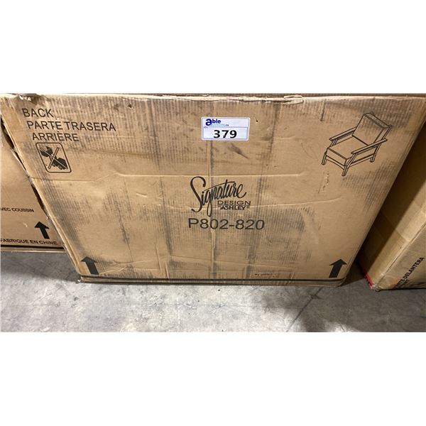 SIGNATURE DESIGN BY ASHLEY LOUNGE CHAIR WITH CUSHION IN BOX