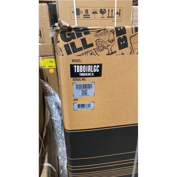TRAEGER MODEL TBB01RLGC. TIMBERLINE XL WIFI PELLET GRILL