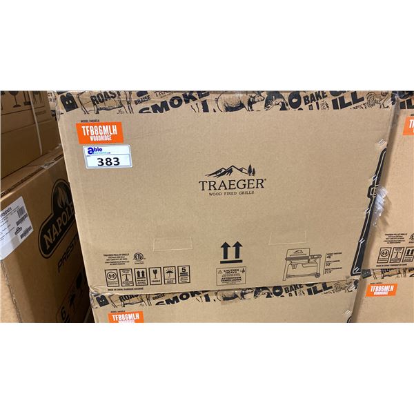 TRAEGER MODEL TFB86MLH. WOODBRIDGE WIFI WOOD PELLET GRILL