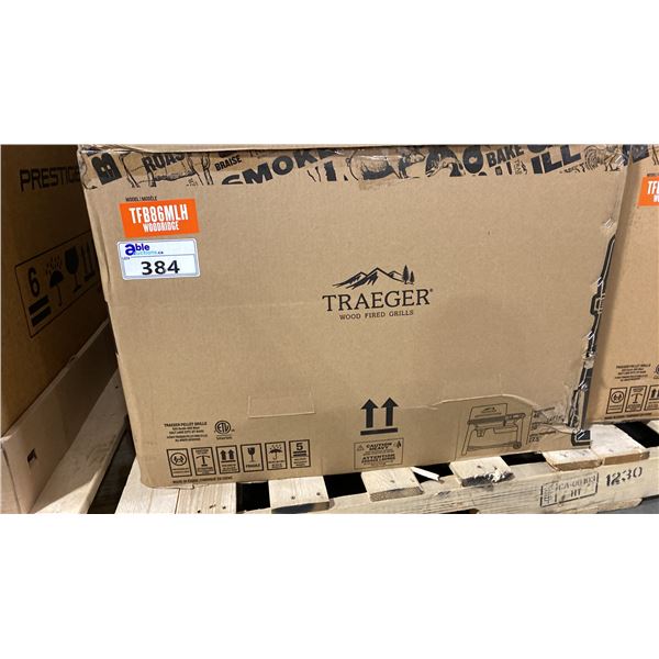 TRAEGER MODEL TFB86MLH. WOODBRIDGE WIFI WOOD PELLET GRILL