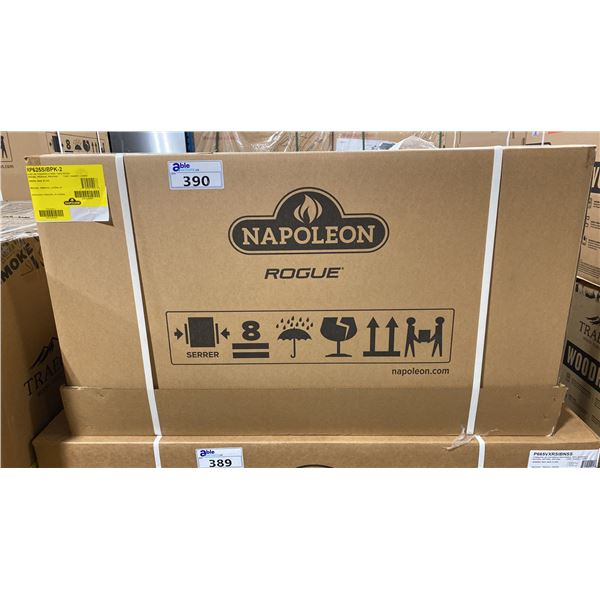 NAPOLEON ROGUE 625 PRO MODEL RP625SIBPK-2 BLACK LIQUID PROPANE GRILL WITH INFRARED SIDE BURNER
