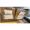 Image 2 : PAIR OF GALTECH INTERNATIONAL BEIGE 9' MANUAL TILT PATIO UMBRELLAS *IN BOX*