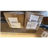 Image 2 : PAIR OF GALTECH INTERNATIONAL LEMON YELLOW 9' MANUAL TILT PATIO UMBRELLAS *IN BOX*