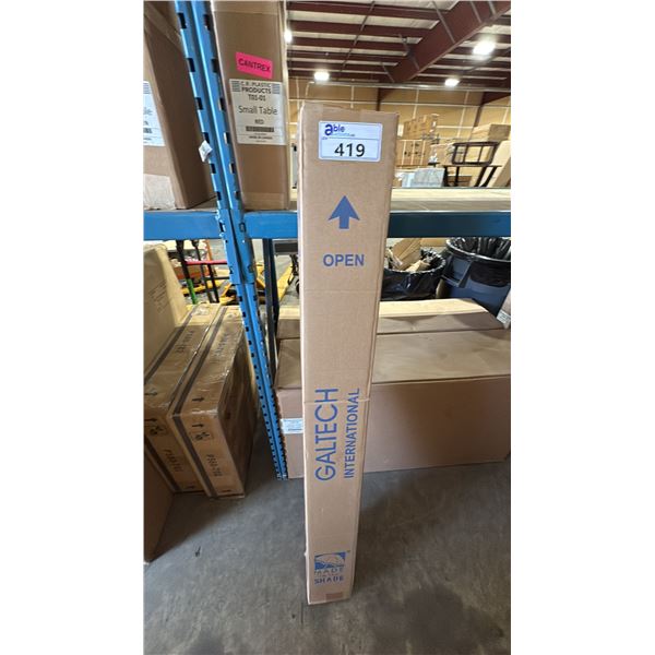 PAIR OF GALTECH INTERNATIONAL KIWI GREEN 9' MANUAL TILT PATIO UMBRELLAS *1 IN BOX- 1 DISPLAY*