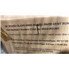 Image 2 : GROUP OF 4 PARAMOUNT MODEL WGG-RD-001. 28" ROUND FIRE TABLE GLASS WIND GUARDS