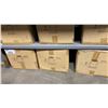 Image 1 : GROUP OF 3 PARAMOUNT MODEL WGG-RD-001. 28" ROUND FIRE TABLE GLASS WIND GUARDS