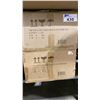 Image 1 : THE OUTDOOR GREATROOM COMPANY MODEL FWG-1224. RECTANGULAR FOLDING GLASS WIND GUARD, SET OF 2