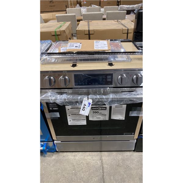 LG MDEL LSIL6334XE. 30" 4 BURNER INDUCTION RANGE WITH AIR FRY TECHNOLOGY, CONVECTION OVEN AND SELF