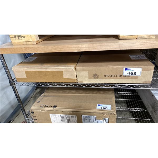 GROUP OF 4 C.R PLASTIC PRODUCTS MODEL T01-18 SMALL RECTANGULAR TABLES