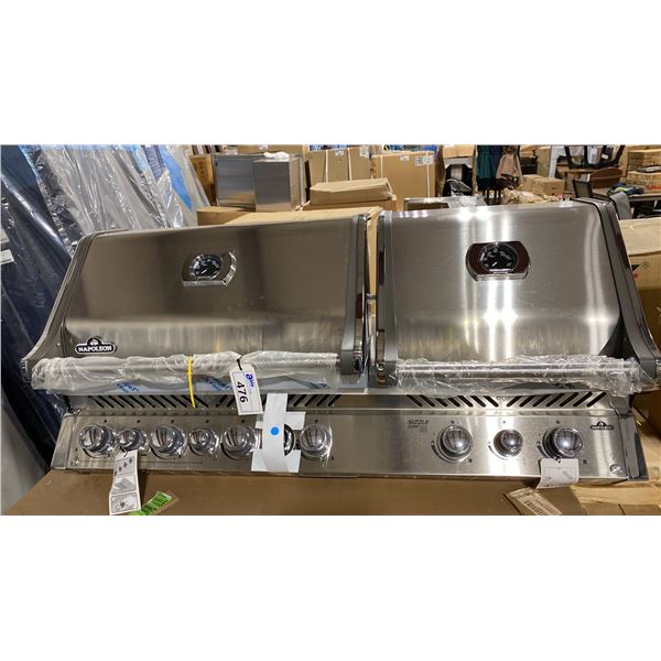 NAPOLEON MODEL BIPRO0825RBINSS-3. 56" STAINLESS STEEL BUILT IN PRESTIGE PRO 825 NATURAL GAS GRILL
