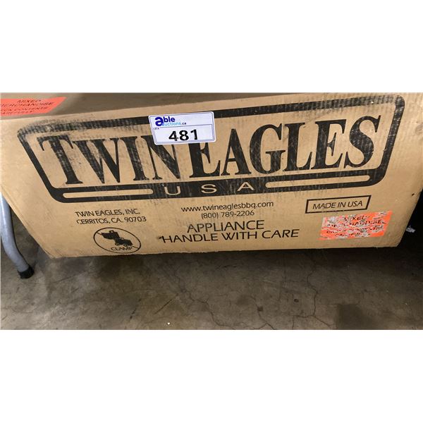 TWIN EAGLE MODEL TEWD30-C. 30" WARMING DRAWER