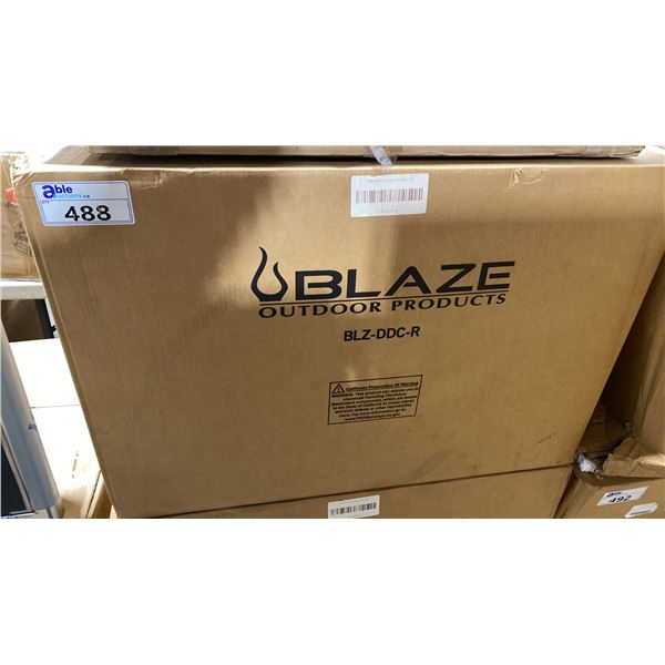 BLAZE MODEL BLZ-DDC-R. 32 INCH ACCESS DOOR & DOUBLE DRAWER COMBO