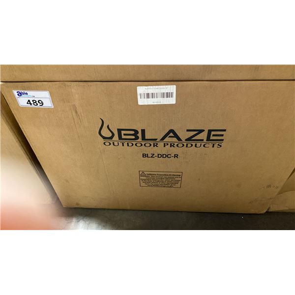 BLAZE MODEL BLZ-DDC-R. 32 INCH ACCESS DOOR & DOUBLE DRAWER COMBO