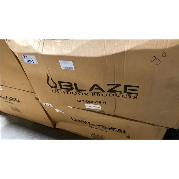 BLAZE MODEL BLZ-DDC-39-R.  39 INCH ACCESS DOOR AND TRIPLE DRAWER COMBO