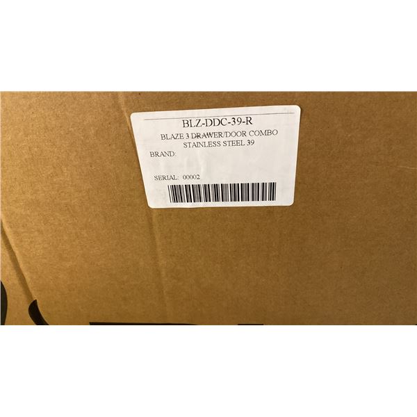 BLAZE MODEL BLZ-DDC-39-R. 39 INCH ACCESS DOOR AND TRIPLE DRAWER