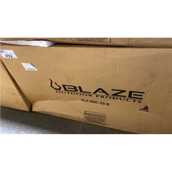 BLAZE MODEL BLZ-DDC-39-R.  39 INCH ACCESS DOOR AND TRIPLE DRAWER COMBO