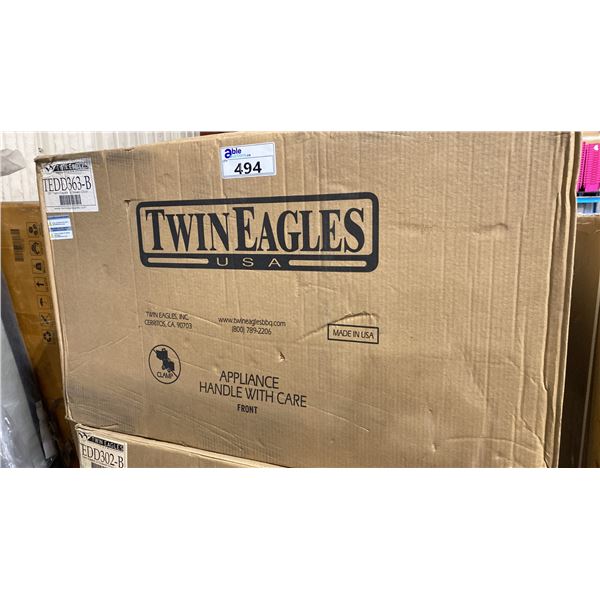 TWIN EAGLE MODEL TEDD363-B. 36 THREE-DRAWER AND DOOR COMBO