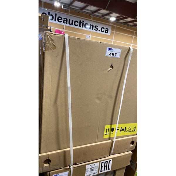 NAPOLEON MODEL BI-1824-1W. 18 X 24 INCH DOUBLE DRAWER: WASTE BIN WITH WASTE BIN, STAINLESS STEEL