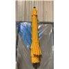 Image 2 : PAIR OF GALTECH INTERNATIONAL LEMON YELLOW 9' MANUAL TILT PATIO UMBRELLAS *1-IN BOX, 1-DISPLAY*