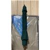 Image 2 : PAIR OF GALTECH INTERNATIONAL FOREST GREEN 9' MANUAL TILT PATIO UMBRELLAS *1-IN BOX, 1-DISPLAY*