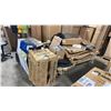 Image 1 : LARGE PALLET OF ASSORTED FIRE TABLE PARTS, BBQ PARTS, RANGE HOODS, & MICROWAVE PARTS *MUST TAKE ALL*
