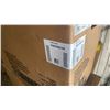 Image 2 : G.E APPLIANCES MODEL JVW5301EJESC. 30" SLATE WALL MOUNT PYRAMID CHIMNEY RANGE HOOD &