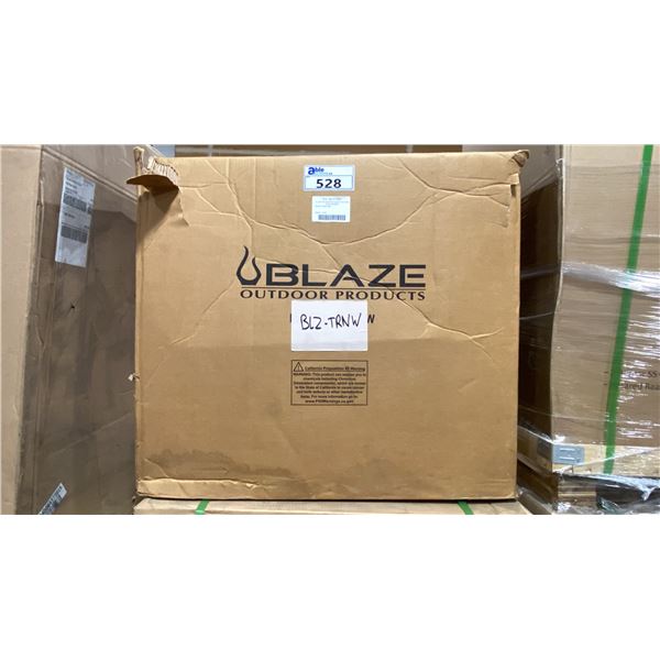 BLAZE MODEL BLZ-TRNW STAINLESS STEEL BUILT IN OUTDOOR GRILL NARROW TRASH STORAGE DRAWER