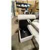 Image 4 : BATTISTA LIGHT GREY  SLEEPER SECTIONAL 3 SEAT SOFA WITH LOUNGE APPROX 97 X 63"