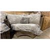 Image 3 : ASHLEY SIGNATURE DESIGN P791-851 PLASTIC RATTAN BEACHCROFT CURVED OUTDOOR PATIO CORNER CHAIR WITH