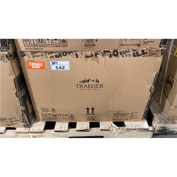 TRAEGER MODEL TFB86MLH. WOODBRIDGE WIFI WOOD PELLET GRILL