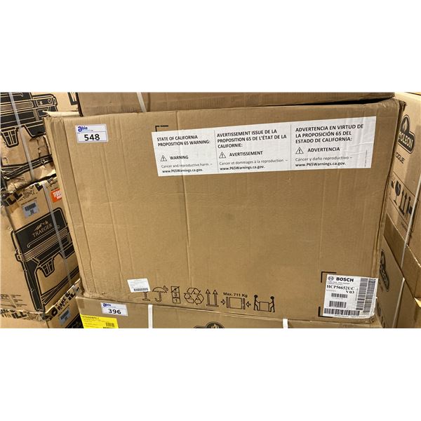 BOSCH MODEL HCP56652UC. 36" SMART WALL-MOUNTED CHIMNEY RANGE HOOD