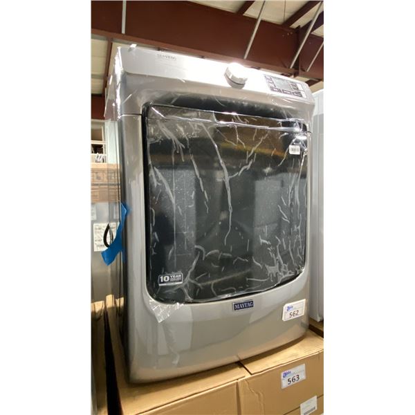 MAYTAG MODEL YMED6630HC2. SLATE GREY 7.3 CU FT FRONT LOAD ELECTRIC STEAM DRYER