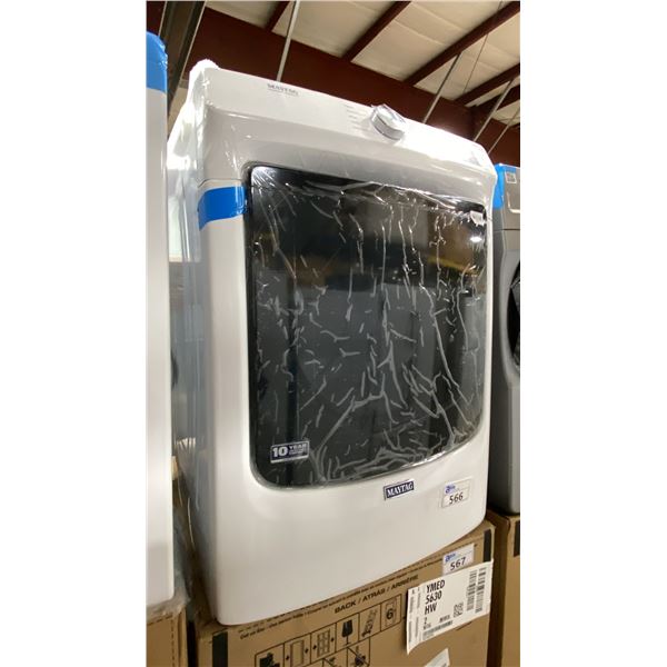 MAYTAG MODEL YMED5630HW2. 7.3 CU FT WHITE FRONT-LOAD ELECTRIC VENTED DRYER WITH 10 DRY CYCLES