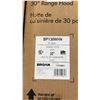 Image 2 : PAIR OF BROAN MODEL BP130WHN. RANGE HOOD, 30 INCH EXTERIOR WIDTH, UNDER-CABINET, HALOGEN