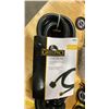 Image 4 : GROUP OF ASSORTED BBQ ACCESSORIES- PROPANE ADAPTOR HOSE, WOOD SCRAPER PADDLES, COOKING TONGS,