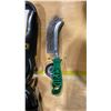 Image 5 : GROUP OF ASSORTED BBQ ACCESSORIES- PROPANE ADAPTOR HOSE, WOOD SCRAPER PADDLES, COOKING TONGS,