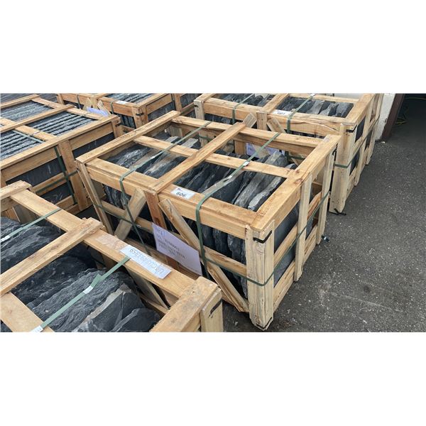 CRATE OF NATURAL SLATE SLAB OUTDOOR PROFESSIONAL LANDSCAPE TILE *MUST TAKE ALL IN CRATE*