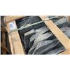 Image 2 : CRATE OF NATURAL SLATE SLAB OUTDOOR PROFESSIONAL LANDSCAPE TILE *MUST TAKE ALL IN CRATE*