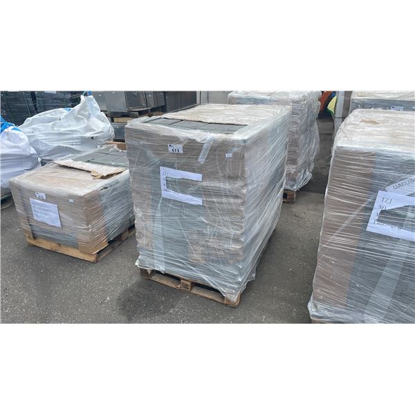 LARGE PALLET OF GREY 8" X 8" X 2" PROFESSIONAL LANDSCAPE PAVER STONES *MUST TAKE ALL ON PALLET*