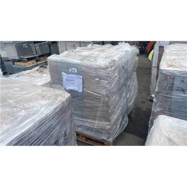 LARGE PALLET OF GREY 8" X 8" X 2" PROFESSIONAL LANDSCAPE PAVER STONES *MUST TAKE ALL ON PALLET*