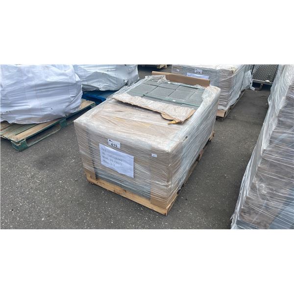 SMALL PALLET OF GREY 8" X 8" X 2" PROFESSIONAL LANDSCAPE PAVER STONES *MUST TAKE ALL ON PALLET*